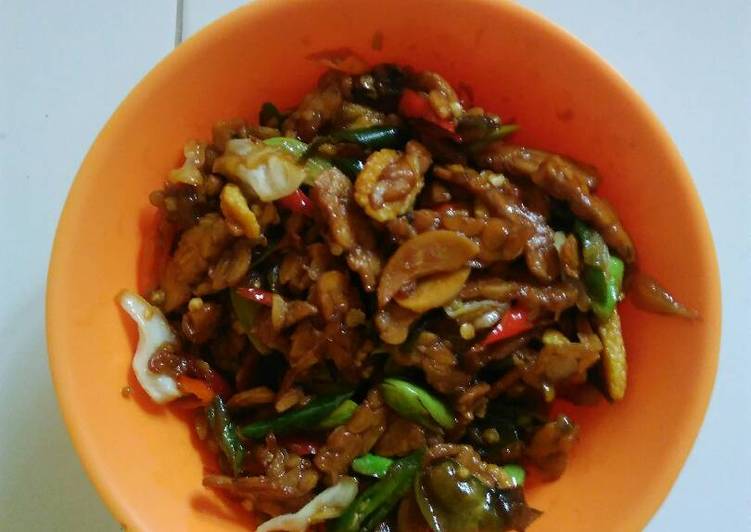 Oseng sate(Oseng Sayur Pete)