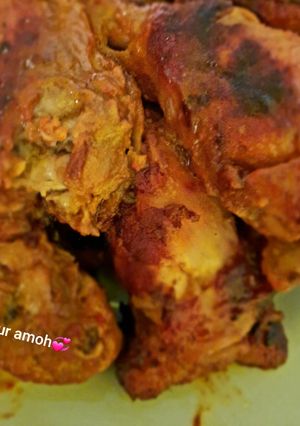 Foto resep 88. Ayam bakar bumbu rujak