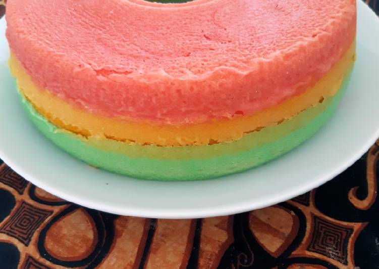 Bolu kukus warna warni