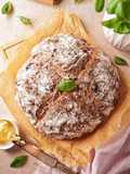 Soda Bread With Beetroot, Feta & Basil