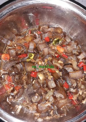 Foto resep ::12:: Oseng Kikil Pedes 😋