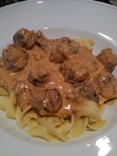 A picture of Swedish Meatballs.