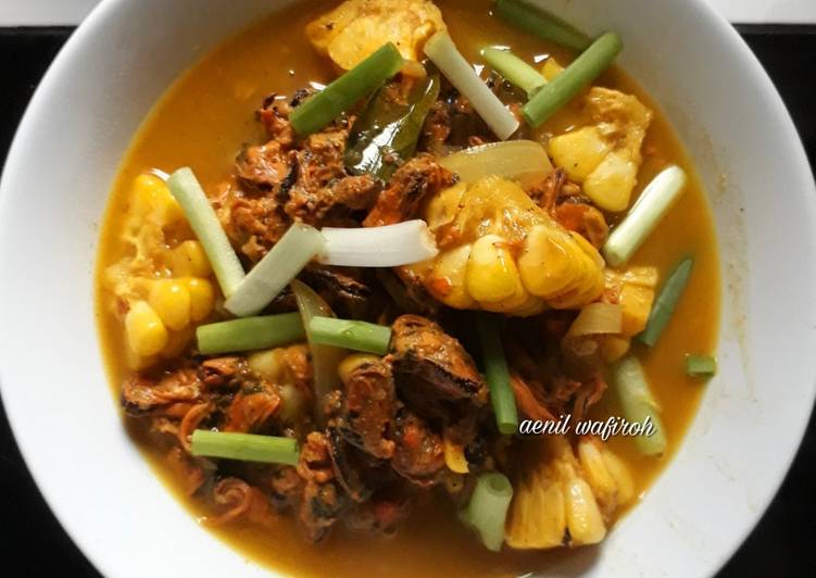 Kerang jagung saus padang