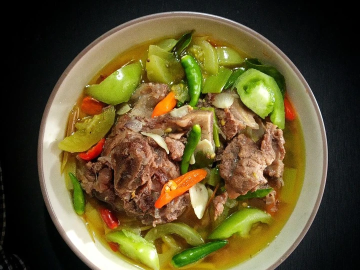 Langkah Gampang Membuat Resep Asem asem iga sapi Anti Ribet, Lezat