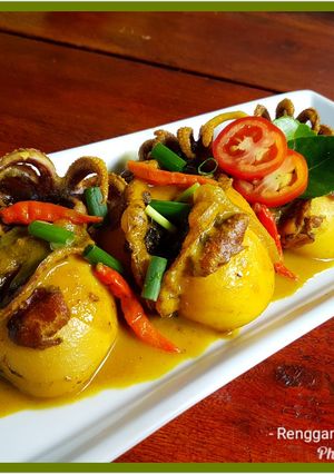 Foto resep Sotong Kodok Bumbu Kuning
