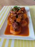 Morcillo de ternera en salsa/sukalki receta del país Vasco