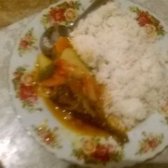 Fish curry A picture of Fish curry.