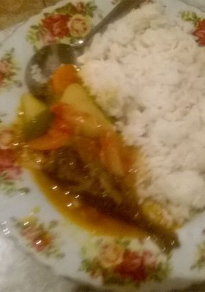 A picture of Fish curry.