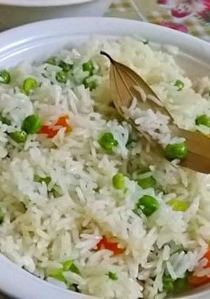 A picture of Peas pulao.
