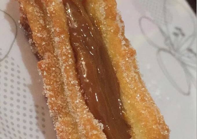 Churros fáciles y rápidos de hacer Receta de Naara Lell- Cookpad