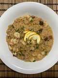 Risotto ai funghi e gamberetti