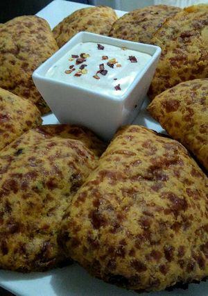 Una foto de ALMOJÁBANAS De Mi Tierra, rellenas con Carne Picada...!