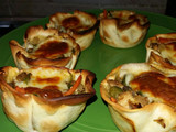 Canastitas de verdura y pollo