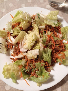Una foto de Ensalada de lentejas