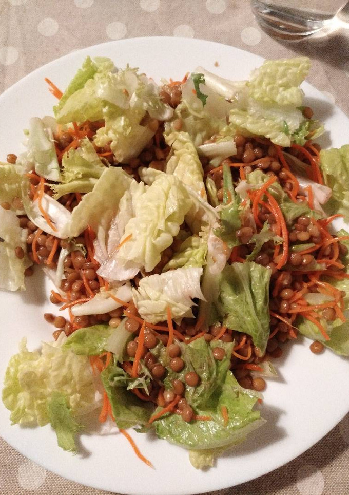 Una foto de Ensalada de lentejas