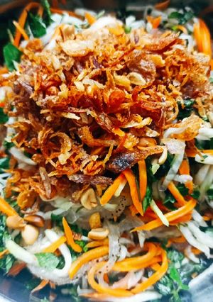 Hình của món Nộm sứa đơn giản.