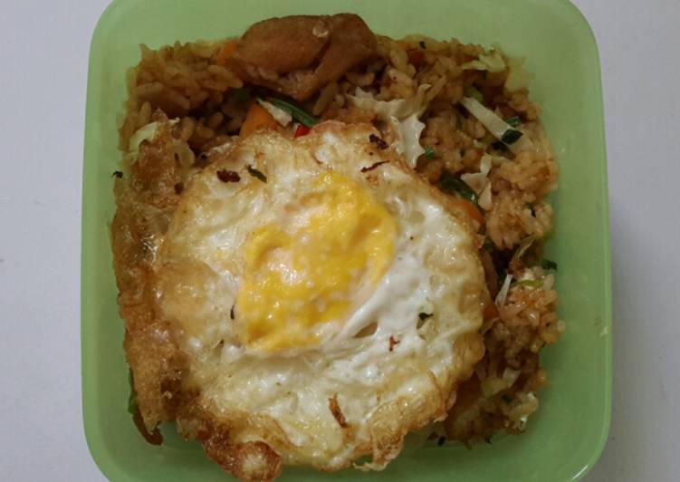 Resep Nasi goreng tahu telur Anti Gagal