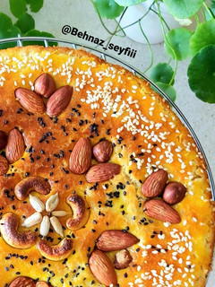 عکسی از دستور نان روغنی زنجبیلی