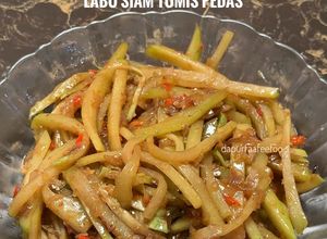 Gambar Labu Siam Tumis Pedas