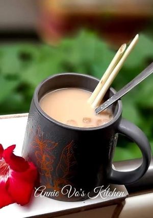 Hình của món Cafe sữa đá sả mật ong.