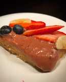 CUADRADITOS DE MOUSSE DE CHOCOLATE LIGHT (base integral y húmeda de vainilla)