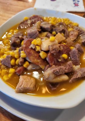 Una foto de Locro delicioso!
