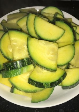 Hình của món Bí bao tử luộc.