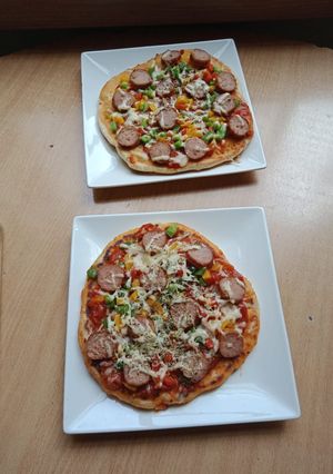 A picture of Beef pizza # baking contest.