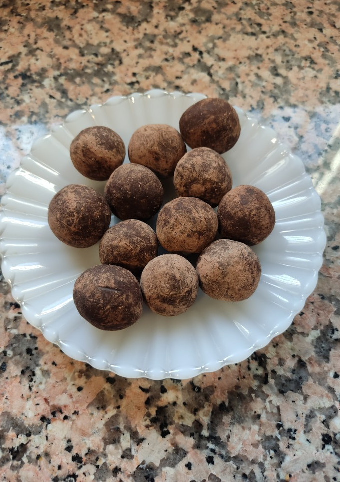 Una foto de Trufas de chocolate