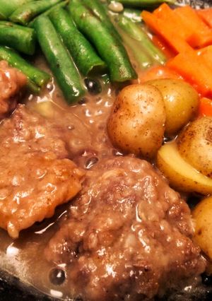 Foto resep Simple Beef and Veggie Steak