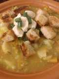Sopa de verduras c/crutones