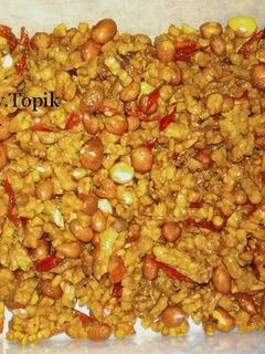 Foto resep Kering tempe kacang asam manis pedas