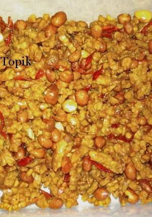 Foto resep Kering tempe kacang asam manis pedas