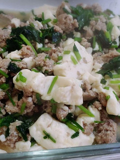 A picture of Easy Stir Fry Tofu with minced meat.