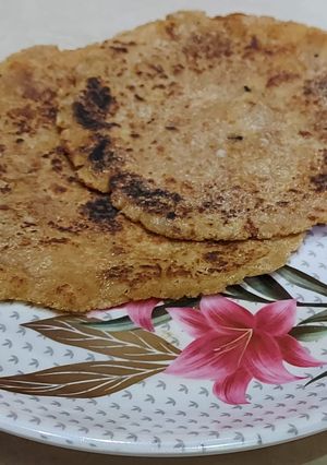 A picture of રાજગરા ના ફરાળી થેપલા.