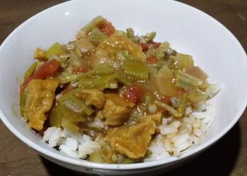 Unique Cuisine Izs Vegan Gumbo with Andouille sausage Delicious Nutritious Unique Cuisine Izs Vegan Gumbo with Andouille sausage Delicious Nutritious