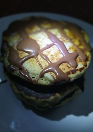 A picture of Fluffy pancakes.
