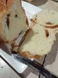 Pan dulce relleno con dulce de batata en panificadora atma