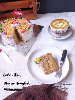 Foto resep Cake Ultah Mocca Noughat