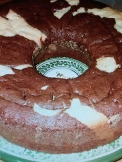 Una foto de Torta marmolada de vainilla y chocolate