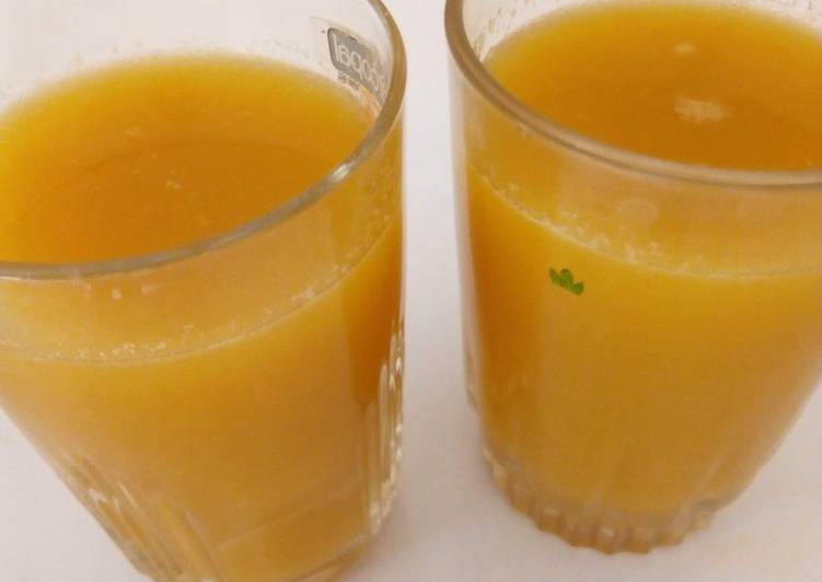 Healthy Apple and Orange Juice