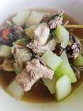 แกงอ่อมไก่บ้านฟักเขียว