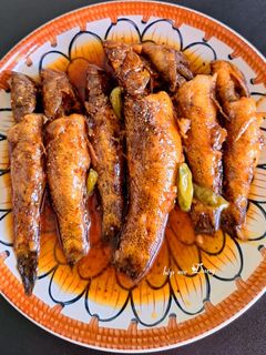 Hình của món Cá bống kho tiêu.