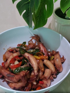 Foto resep Cumi Asin Cabe merah ijo