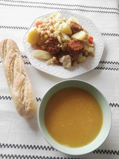 Una foto de Cocido madrileño vegano