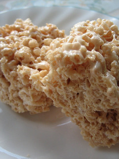 A picture of Easy One-Pot Marshmallow Treats!.