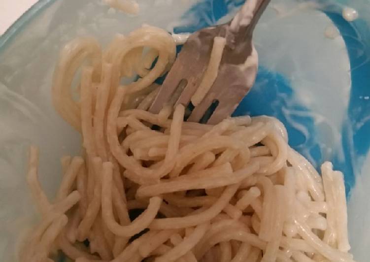 Spaghetti con crema