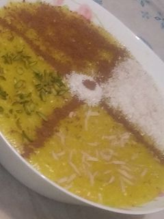 عکسی از دستور شله زرد