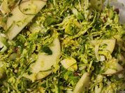 A picture of brussel sprout salad