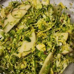 Brussel Sprout and Apple Salad A picture of Brussel Sprout and Apple Salad.